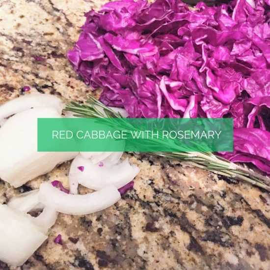 Rosemary Red Cabbage